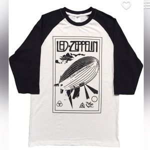 🎸 Led Zeppelin baseball Tee shirt 🎸
